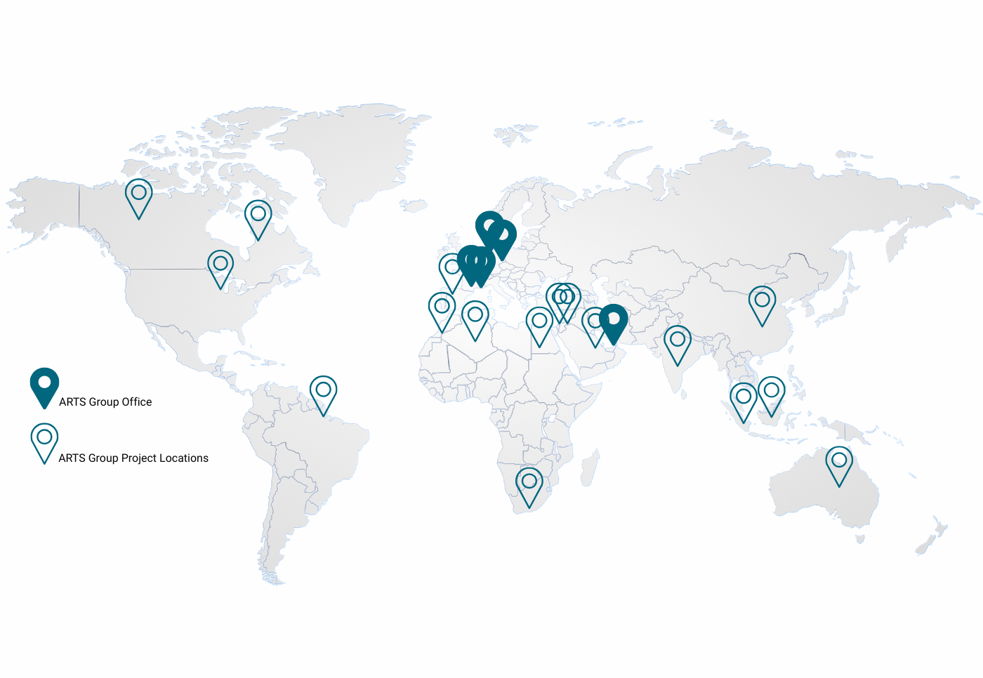 Global Project Locations ARTS Group Global Project Locations ARTS Group