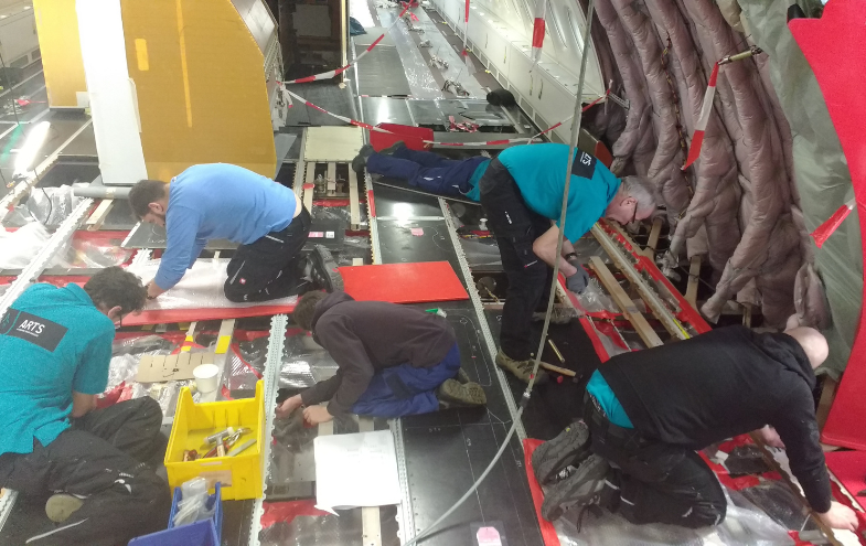 Mobile Aircraft Maintenance Kabinenumbau A380 Mobile Aircraft Maintenance Kabinenumbau A380